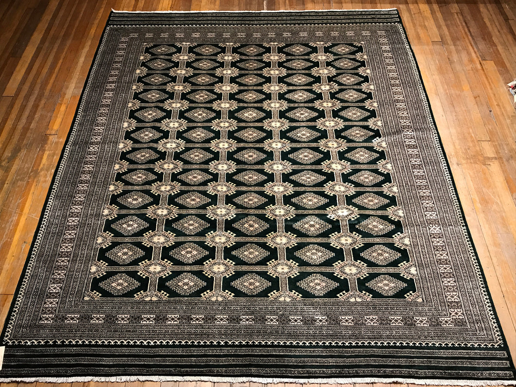 Jaldar Bokhara, 100% Hand-knotted Fine Wool Pile Rug, 8.3×10