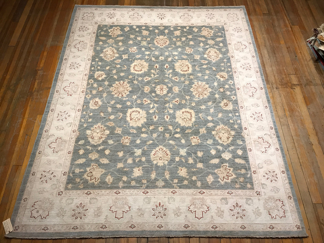 Mahal, Hand-knotted, Natural Dyes, Hand-spun Wool, 9.8×7.8