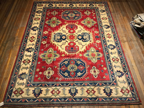 Heriz, Hand-knotted, Natural Dyes, Hand-spun Wool Rug 11.2×8.6