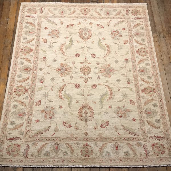 Inhan,Natural Dye / Hand Spun Fine Wool Rug 5.2×6.5