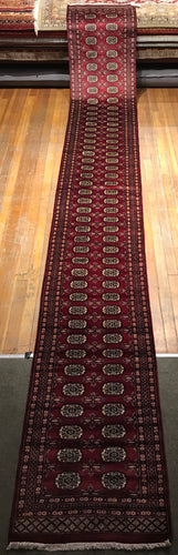 Mori Bokhara, 100% Hand-knotted Wool Pile, 19.6×2.7