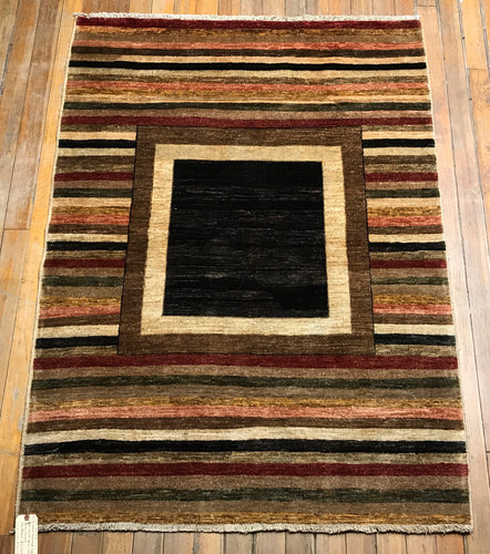 Arts & Crafts, Hand-knotted, Natural Dyes, Hand-spun Wool, 6×4.2
