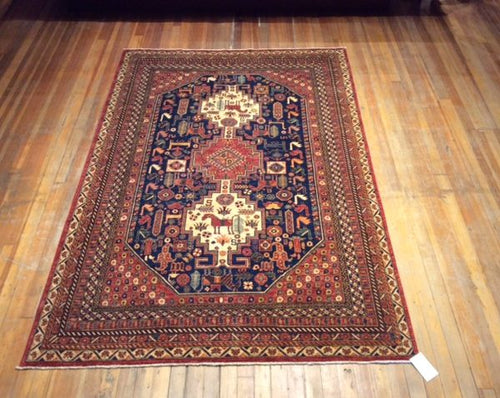 Fine Samarkand Rug. 9′.9″ X 6′.6″