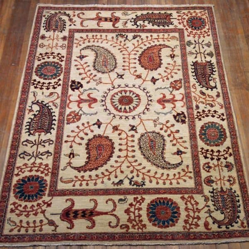 Suzani Rug. 7′ x 5′