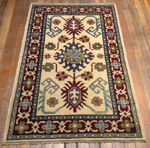 Karabagh Natural Dye / Hand Spun Fine Wool Rug 5′.3″ x 3′.1″
