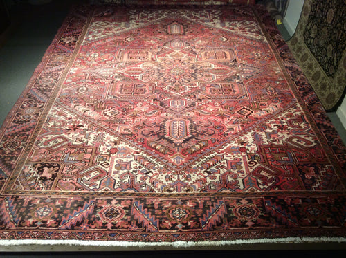 Persian Heriz Semi Antique 12′.10″ x 9′.9″