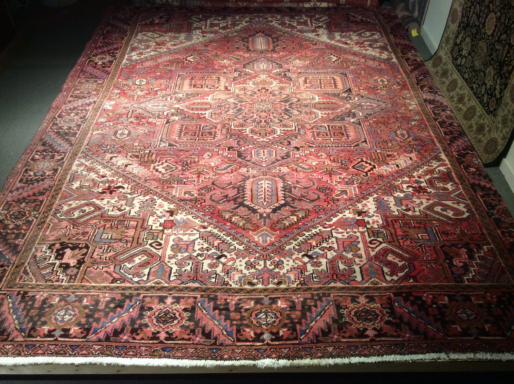 Persian Heriz Semi Antique 12′.10″ x 9′.9″