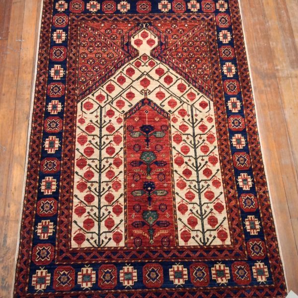 Tribal Kholton Prayer Rug. 6′.8″ x 4′.4″