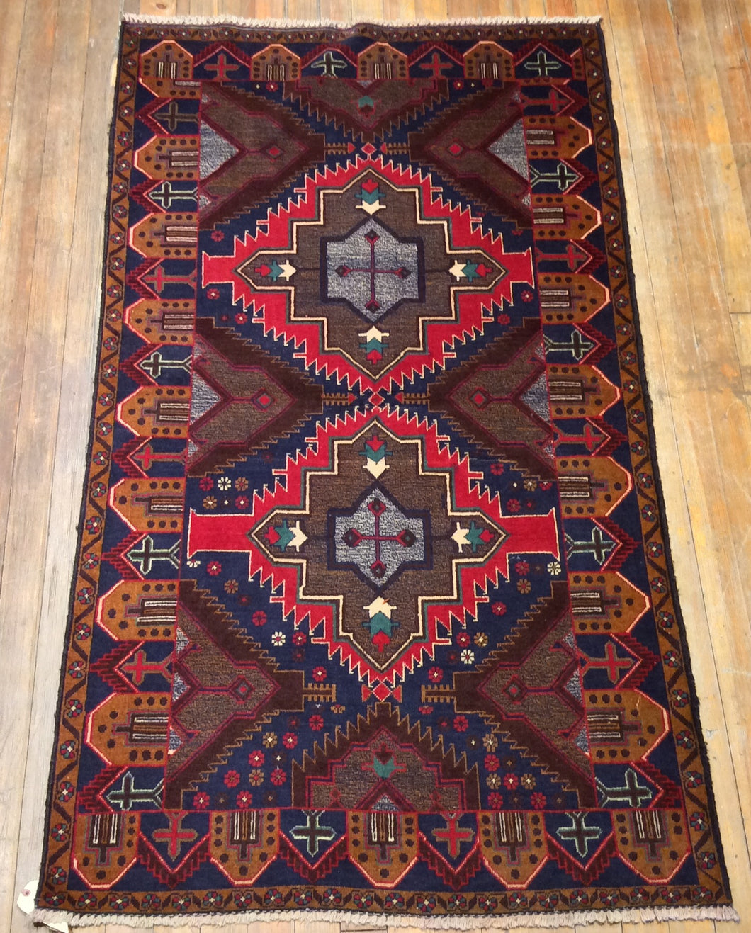 Meshkin Baluchi Tribal Rug &' x 4