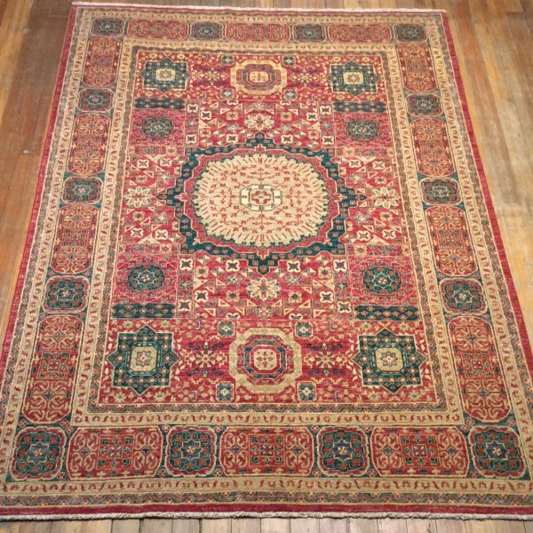 Fine Mumlouk Fine Natural Dye / Hand Spun Wool Rug. 8′.1′ X 5′.7″