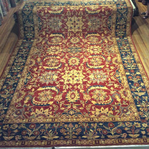 Natural Dye, Hand Spun Wool Sultanabad Rug 17′.4″ x 11′.9″