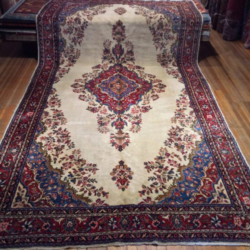 Semi Antique Persian Kazvin Rug. 19′.6″ x 9′.6″